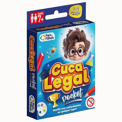 Jogo de Cartas Cuca Legal Pocket 220 Perguntas Pais & Filhos