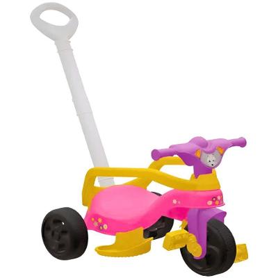 Triciclo Infantil Encantado com Empurrador Ajustável Pais & Filhos