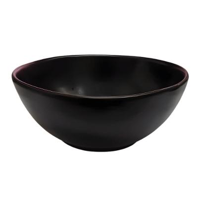 Bowl Cerâmica Mulino WG18487 Sopas e Sobremesas 17CM Preto Wellmix