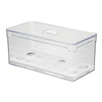 Porta Ovos com Tampa em Acrílico 5L Organizador Geladeira Transparente Arthi