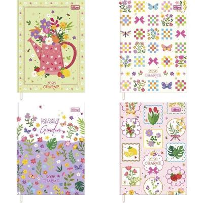 Agenda 2023 Tilibra Charme Hot Stamping 176 Folhas 123x166MM