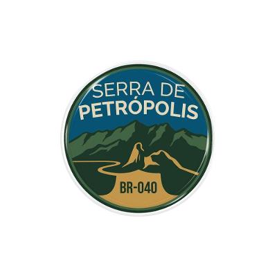 Adesivo Resinado Serra de Petrópolis BR040 Premium Relevo 3D Teu Adesivo