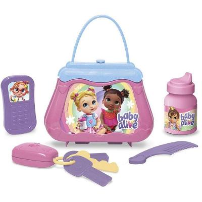 Acessório para Boneca Baby Alive Bolsinha da Mamãe Rosa Elka