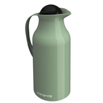 Garrafa Térmica Siena 750ML Bico Anti-Gota Plástico e Vidro Verde Tifany Unitermi