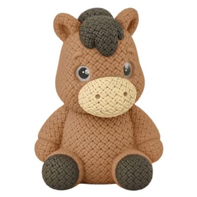 Brinquedo de Vinil My Little Friend Cavalinho em Crochê Puff Toys