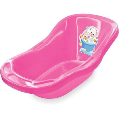 Acessório para Boneca Banheira 48x33x14cm Plástico Resistente Faz de Conta Rosa
