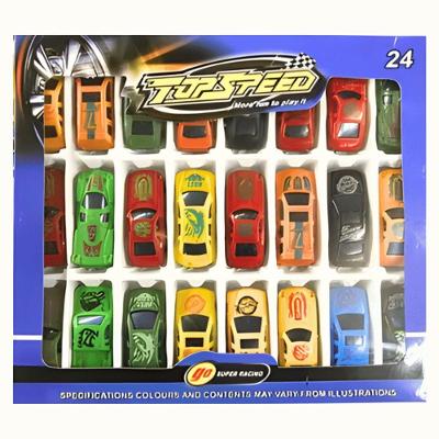 Kit de Carrinhos de Brinquedo BA-01724 24 Peças Cores Sortidas Top