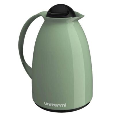 Garrafa Térmica Florença 650ML Bico Antigota Plástico e Vidro Verde Tifany Unitermi