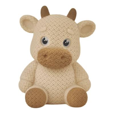 Brinquedo de Vinil My Little Friend Vaquinha Estilo Crochê Puff Toys