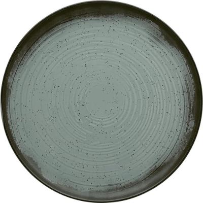 Prato de Sobremesa Pacifico Cerâmica 20CM Sofisticado Azul Oxford
