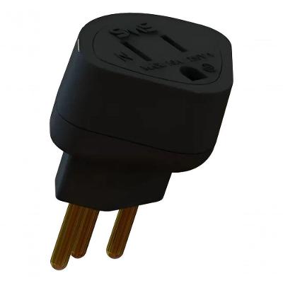 Adaptador de Tomada SMS Padrão Novo para Antigo Bivolt 10A Pino 64120