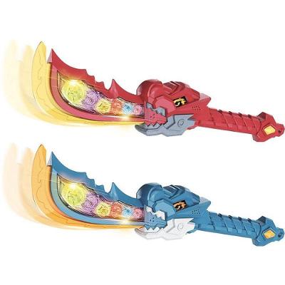 Acessório Fantasia Espada Dino Power Luz Som Movimento DM Toys