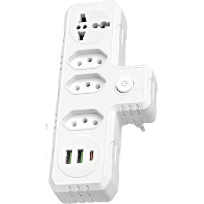 Adaptador de Tomada XC-FL-10 com USB e USB-C Bivolt 10A 2 Flex