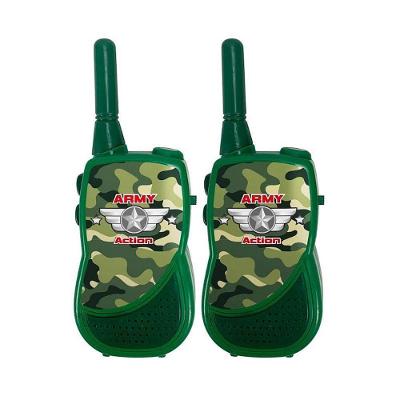 Walkie Talkie Army Action Lanterna 49MHz Alcance 35m DM Toys