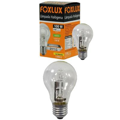 Kit 2 Lâmpadas Halógenas Clássicas 100W 110V Base E27 Foxlux