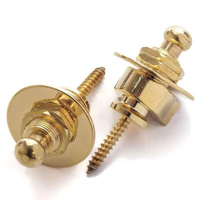 Trava para Correia de Instrumento Straplock H5150_40 Par Dourada Spirit