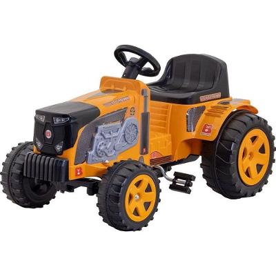 Veículo a Pedal Trator Fazendeiro Volante Som Amarelo Biemme