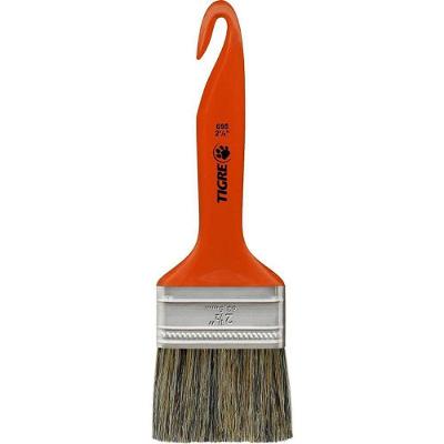 Trincha de Pintura Média Cerdas Gris 2 1-2 com 12 Unidades Tigre