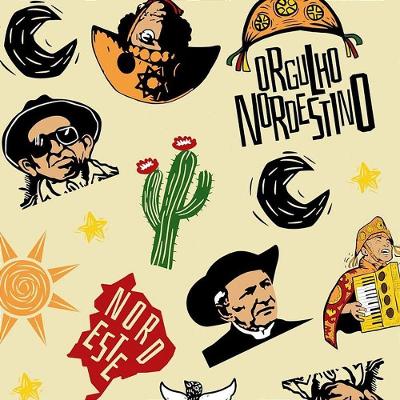 TNT Estampado Festa Junina Orgulho Nordestino 1,40m X 10m Mewi
