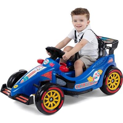 Veículo para Bebê F25 com Som e Empurrador Azul Calesita Brinquedos