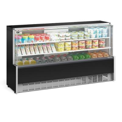Vitrine Refrigerada Aurora Gelopar GPDA205R 407L 2 Portas Preto 110V