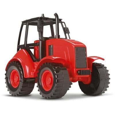 Trator de Brinquedo Agromak Rodas Grandes Vermelho Silmar Brinquedos