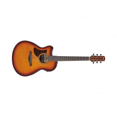 Violão Eletroacústico Canhoto AAM50LCE-OLB Open Pore Natural Ibanez