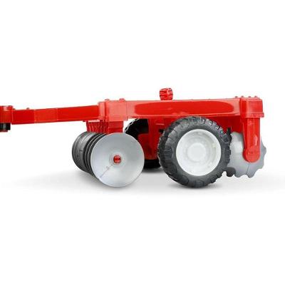 Trator de Brinquedo Traçado Arado 47,5cm Cabine Translúcida Roma