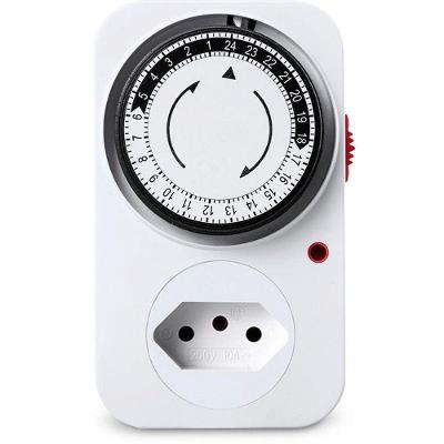 Timer Temporizador Analógico 10A 2P+T Bivolt Elgin