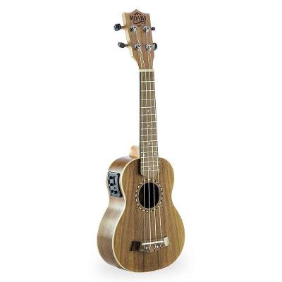 Ukulele Eletroacústico Waikiki Soprano 21'' Koa com Bag UKBG12-21 Moani