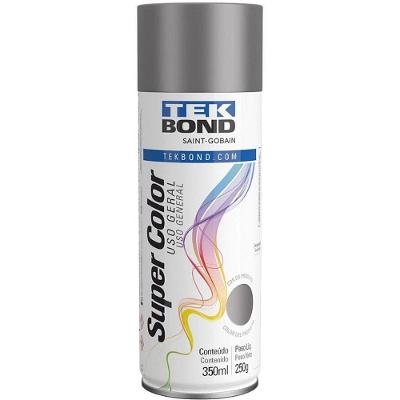 Tinta Spray Grafite 350ML-250g Acrílica Secagem Rápida Tekbond