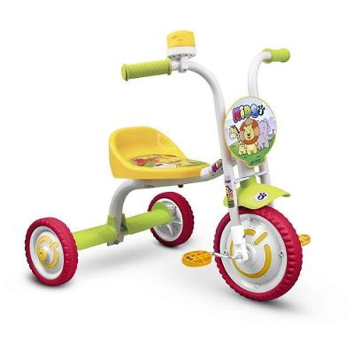 Triciclo Infantil Kids de Alumínio com Pneus EVA Nathor Bicicletas
