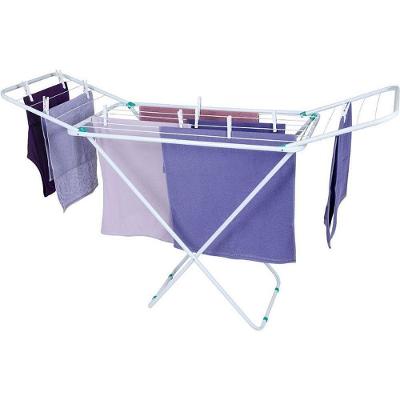 Varal de Chão Slim com Abas Aço Epóxi Até 15KG Dobrável Mor