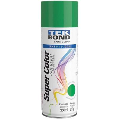 Tinta Spray Verde 350ML-250G Secagem Rápida Tekbond