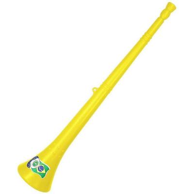 Vuvuzela Copa do Mundo 60cm Verde e Amarelo Le Plastic