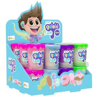 Slime Gelele Candy Color 180g Display 24 Unidades Doce Brinquedo