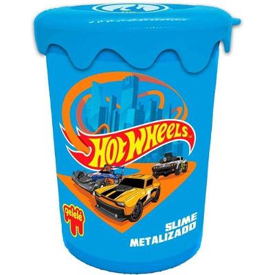 Slime Hot Wheels Gelelé 180g Display com 24 Unidades Doce Brinquedo