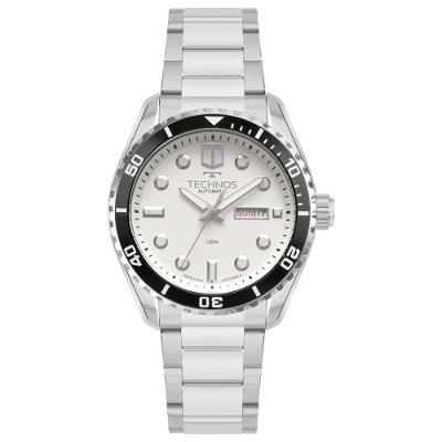 Relógio Masculino Automático Diver Aço Inox Prata 8205PH-1B Technos