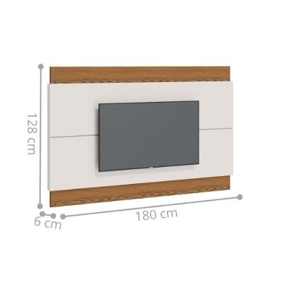 Painel TV Classic 1.8 para 60 Polegadas 180cm MDP Off White Casah