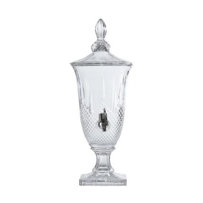 Suqueira de Vidro Cristal 3L com Torneira para Eventos Cadeiras Inc