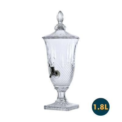Suqueira FS-2000 de Vidro 1,8L com Torneira e Tampa Transparente Cadeiras Inc