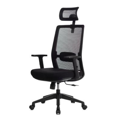 Cadeira Presidente BLM143 Vitalis Mesh Rodízio PU Giratória Preto Blume Office