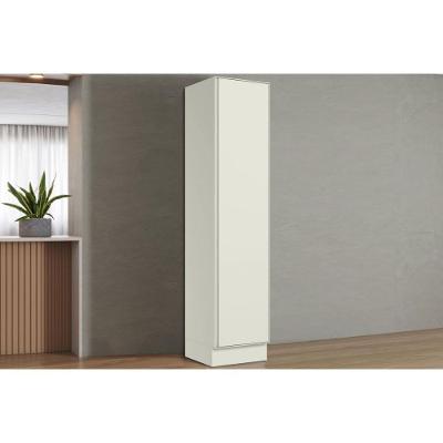 Paneleiro de Cozinha Fineze 1 Porta 5 Prateleiras MDF 51CM Areia