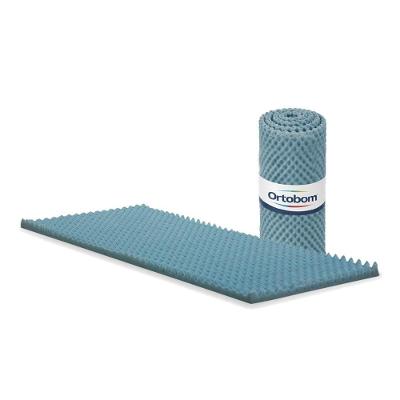 Colchonete Pillow Top Solteiro D20 Caixa de Ovo Anti Escaras 80x190CM Bege Ortobom