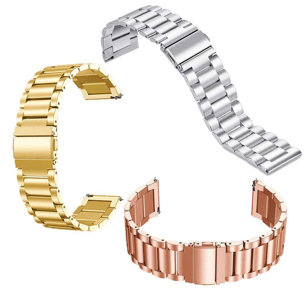 Kit 3 Pulseiras Smartwatch Relogio Inox - 4