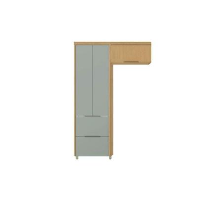 Cozinha Completa Marquesa CZ440 3 Portas 2 Gavetas MDF 80CM Verde Nesher Móveis