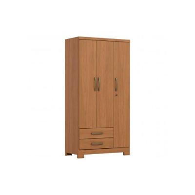 Guarda Roupa Solteiro Açaí DA133 3 Portas 2 Gavetas MDF-MDP Cinamomo Henn