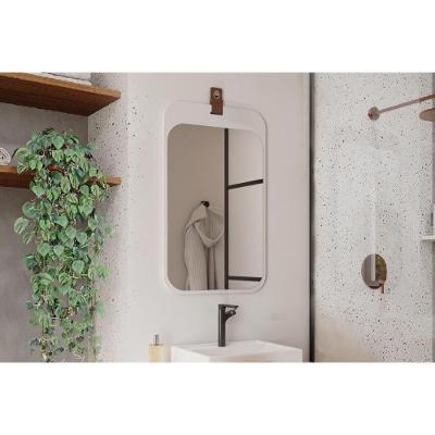 Espelheira Banheiro Monet MDF com Espelho 80cm Branco MGM