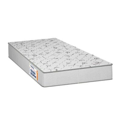 Colchão Solteiro Espuma D33 Plumaspuma Antiácaro 88x188x16cm Bege Plumatex