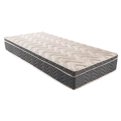 Colchão Solteiro Espuma D45 Mega Firme Euro Pillow 78x188cm Cinza Paropas
